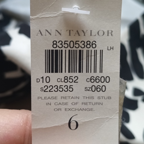 Ann Taylor black and white dress - Picture 5 of 5